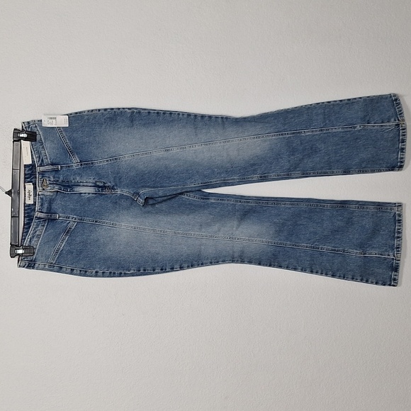 Maurices NEW Edgely Flare Front Seam & Slit Western Retro High Rise Jean Size 12 - Picture 1 of 13